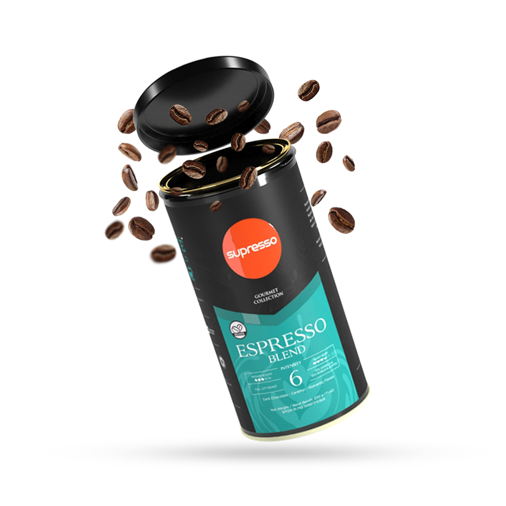 Supresso Espresso Blend Coffee Beans 200g Bundle