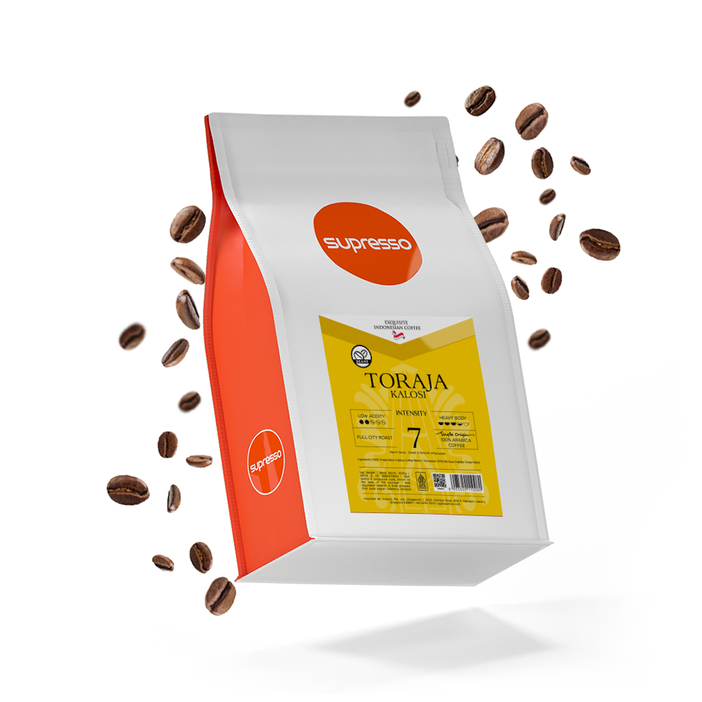 Supresso Toraja Kalosi Coffee Beans 1000g Bundle