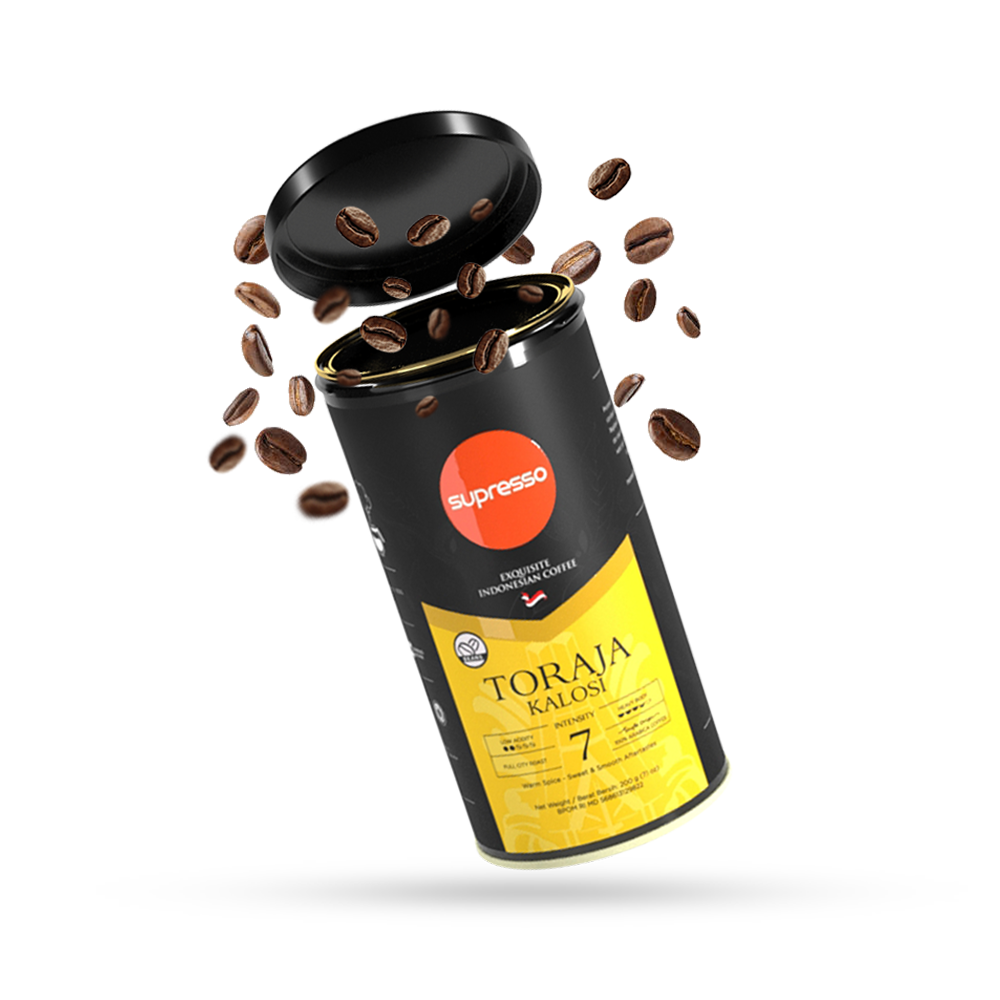 Supresso Toraja Kalosi Coffee Beans 200g Bundle