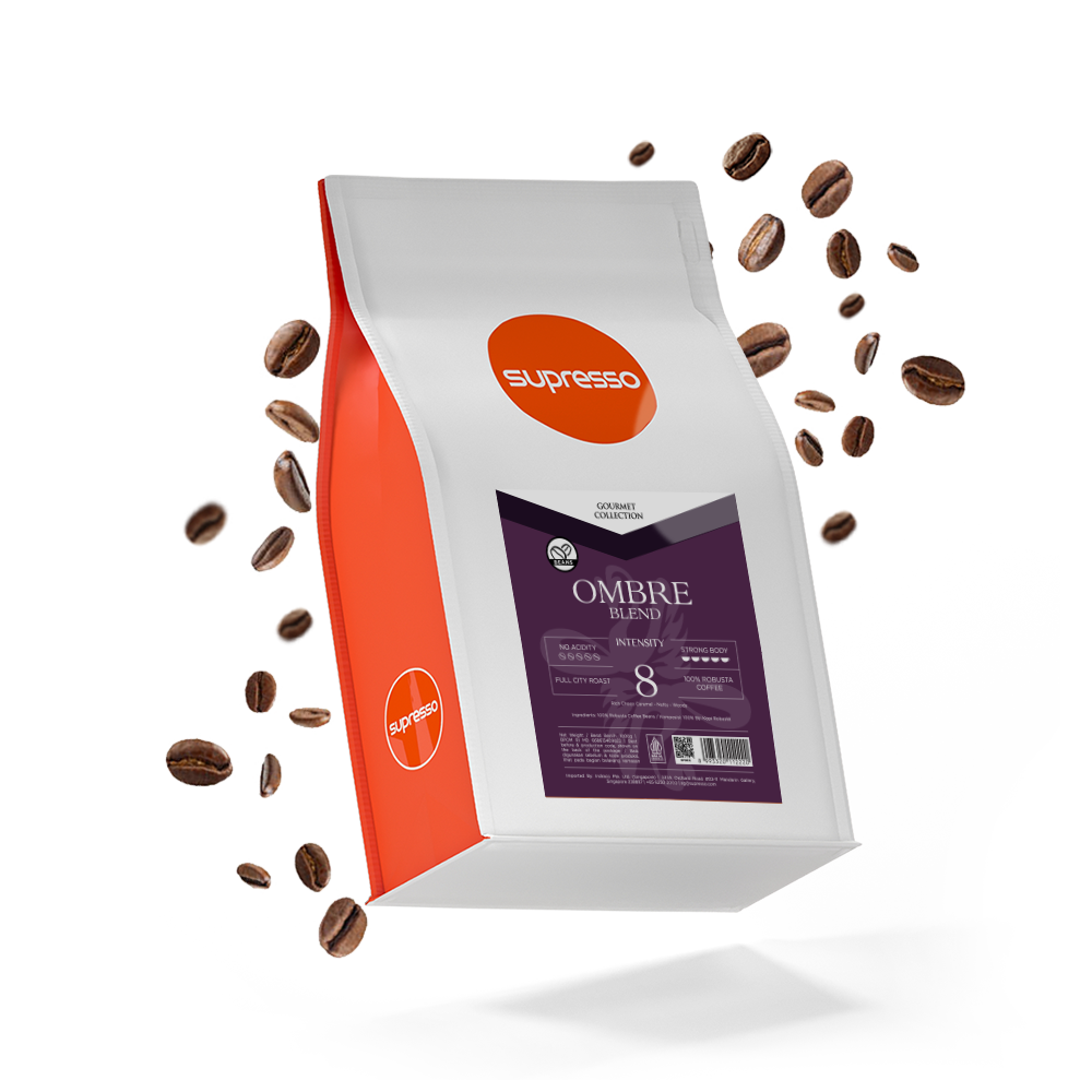 Supresso Ombre Blend Coffee Beans 1000g Bundle