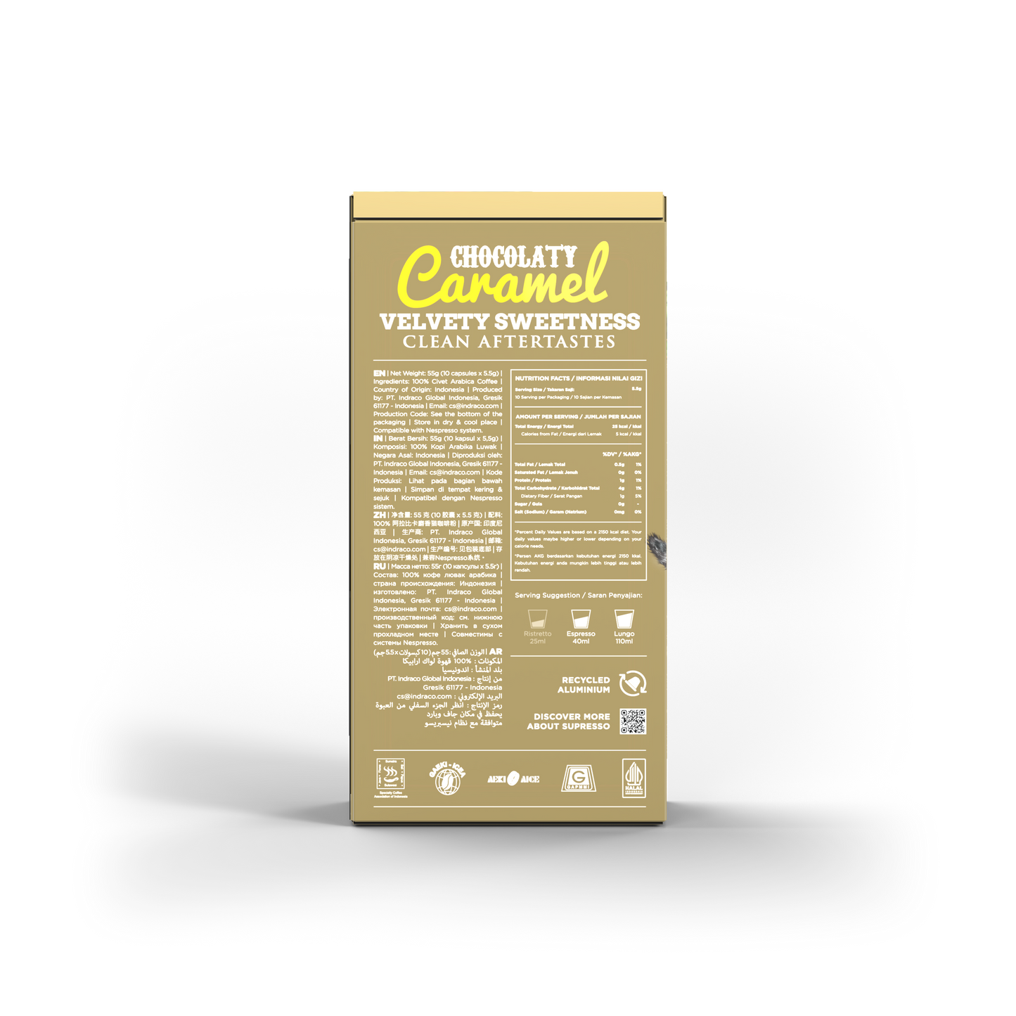 Supresso Luwak Prestige Arabica Coffee Capsules Bundle