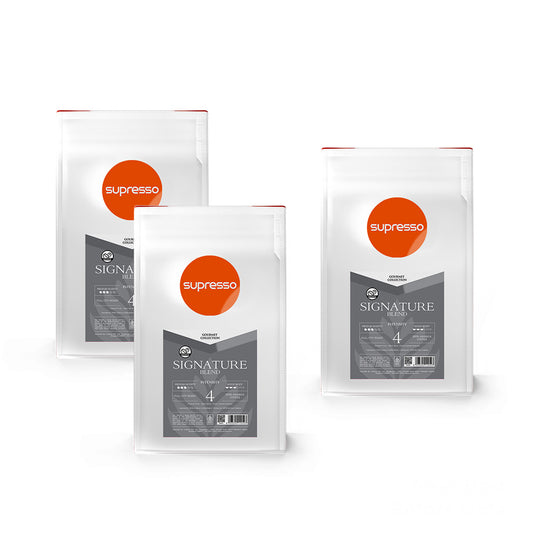 Supresso Signature Blend Coffee Beans 1000g Bundle