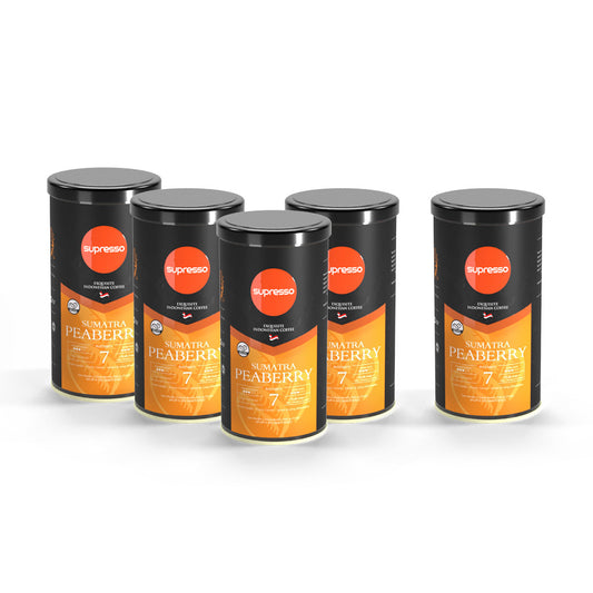 Supresso Peaberry Coffee Beans 200g Bundle