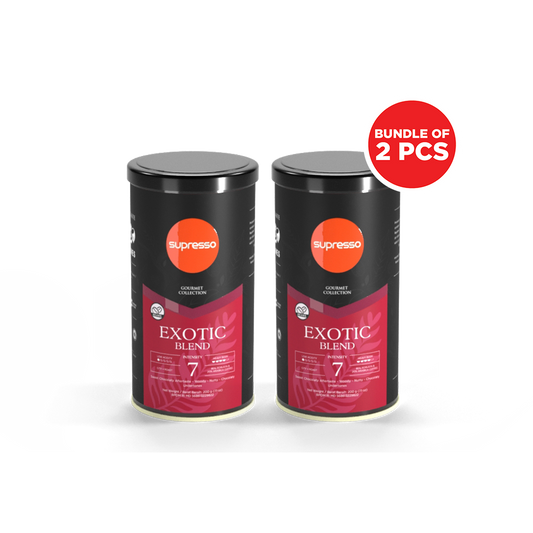 Supresso Exotic Blend Coffee Beans 200g Bundle