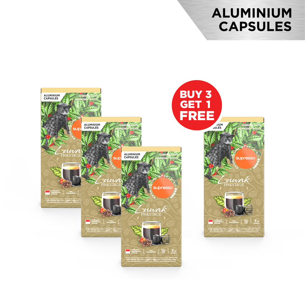Supresso Luwak Prestige Arabica Coffee Capsules Bundle