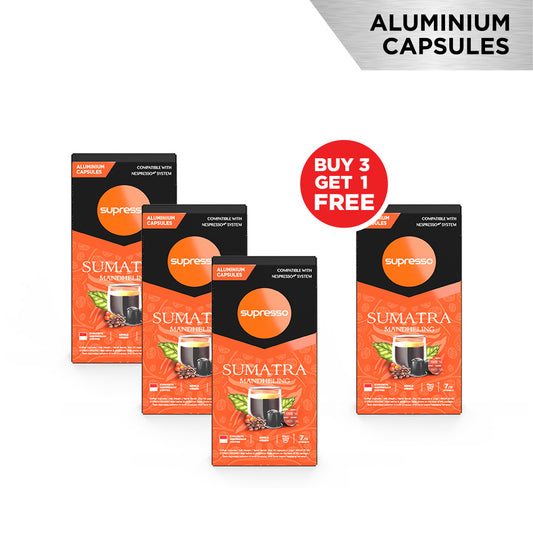Supresso Sumatra Mandheling Coffee Capsules Bundle