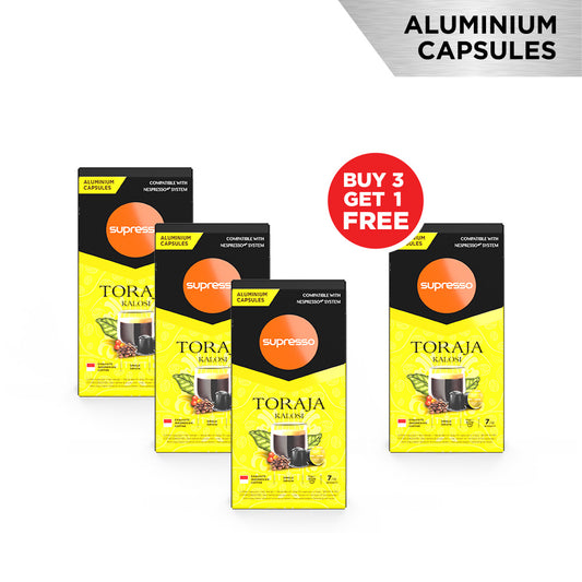 Supresso Toraja Kalosi Coffee Capsules Bundle