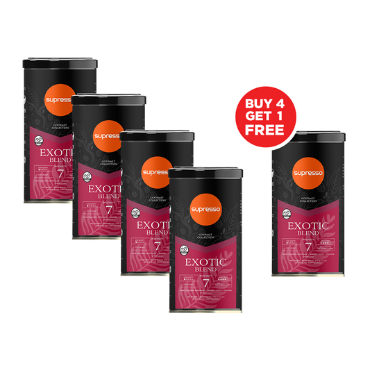 Supresso Exotic Blend Coffee Beans 200g Bundle