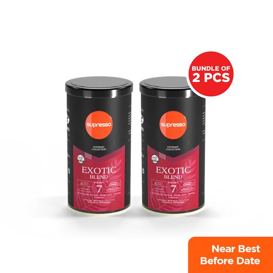 Supresso Exotic Blend Coffee Beans 200g Bundle