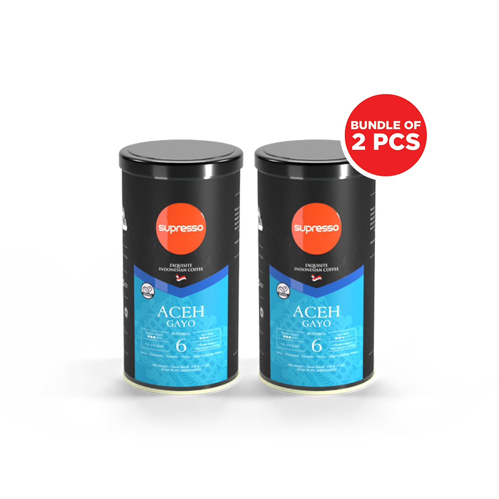 Supresso Aceh Gayo Coffee Beans 200g Bundle