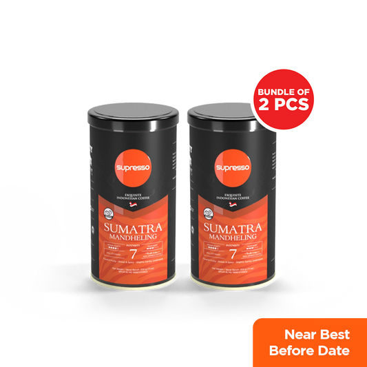 Supresso Sumatra Mandheling Coffee Beans 200g Bundle