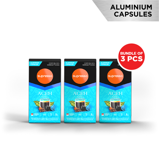 Supresso Aceh Gayo Coffee Capsules Bundle
