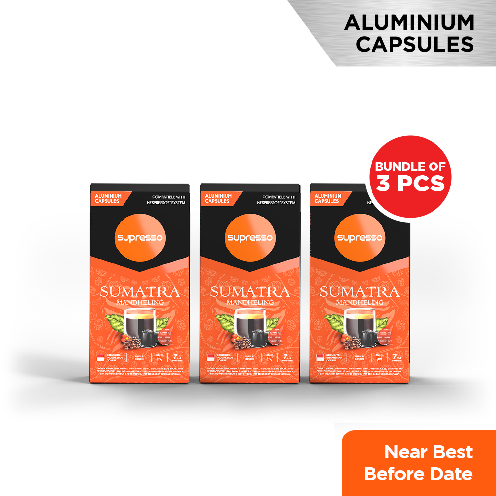 Supresso Sumatra Mandheling Coffee Capsules Bundle