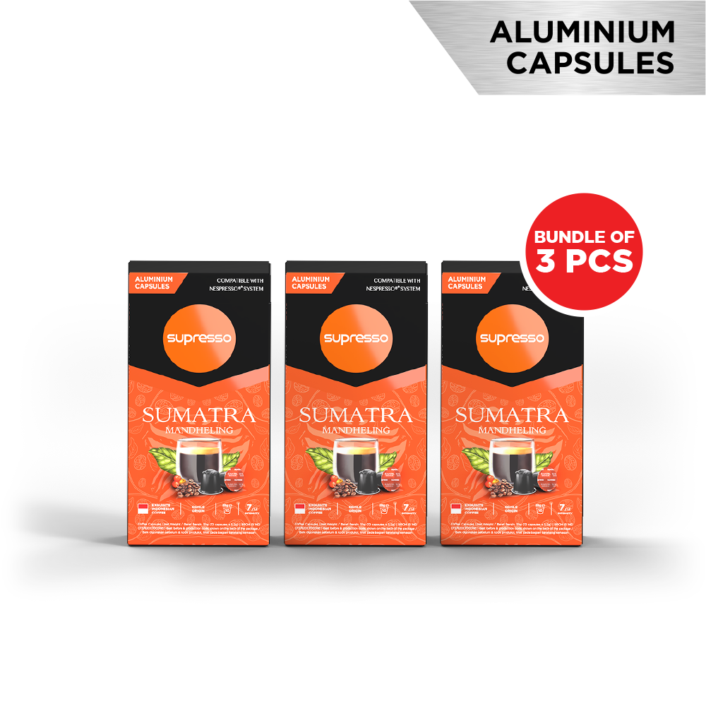 Supresso Sumatra Mandheling Coffee Capsules Bundle