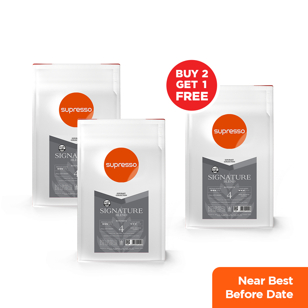 Supresso Signature Blend Coffee Beans 1000g Bundle