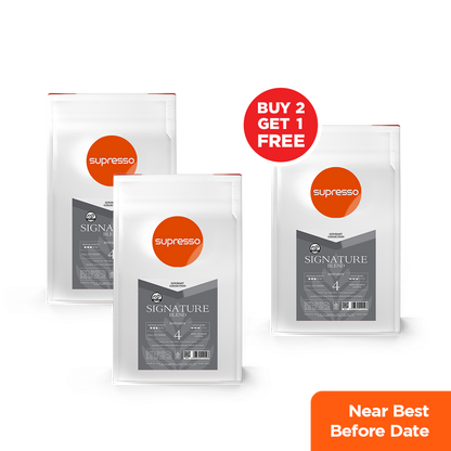 Supresso Signature Blend Coffee Beans 1000g Bundle