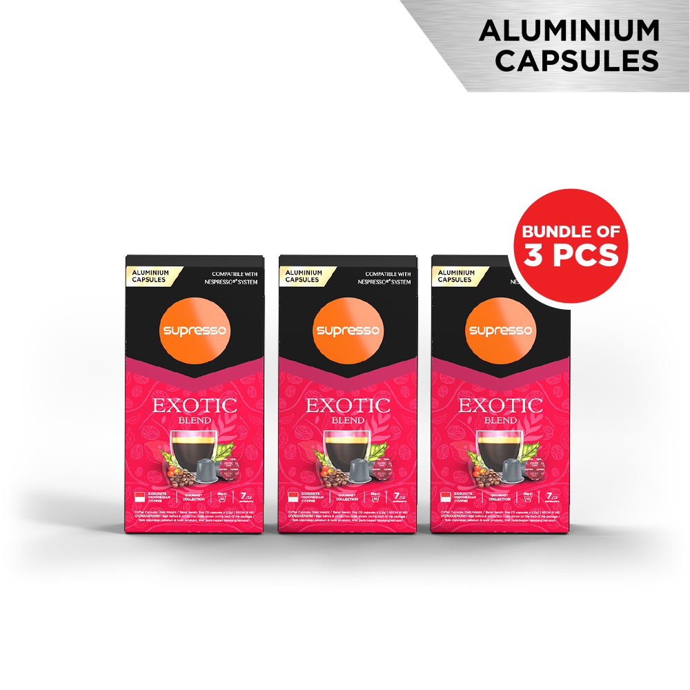 Supresso Exotic Blend Coffee Capsules Bundle