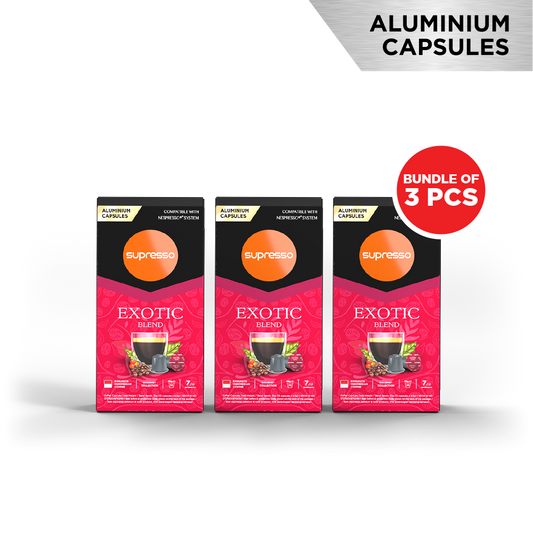 Supresso Exotic Blend Coffee Capsules Bundle