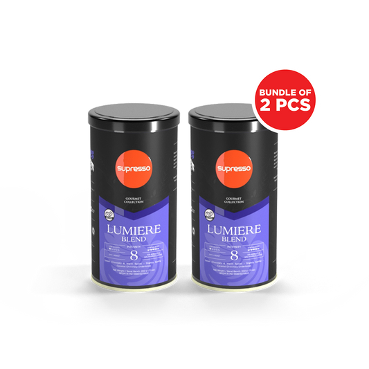 Supresso Lumiere Blend Coffee Beans 200g Bundle