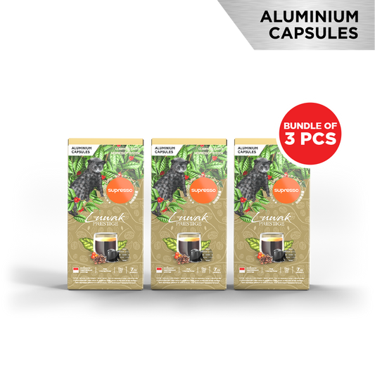 Supresso Luwak Prestige Arabica Coffee Capsules Bundle