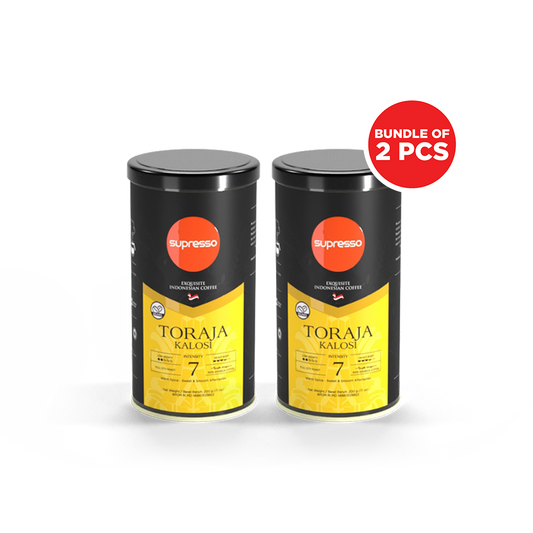 Supresso Toraja Kalosi Coffee Beans 200g Bundle