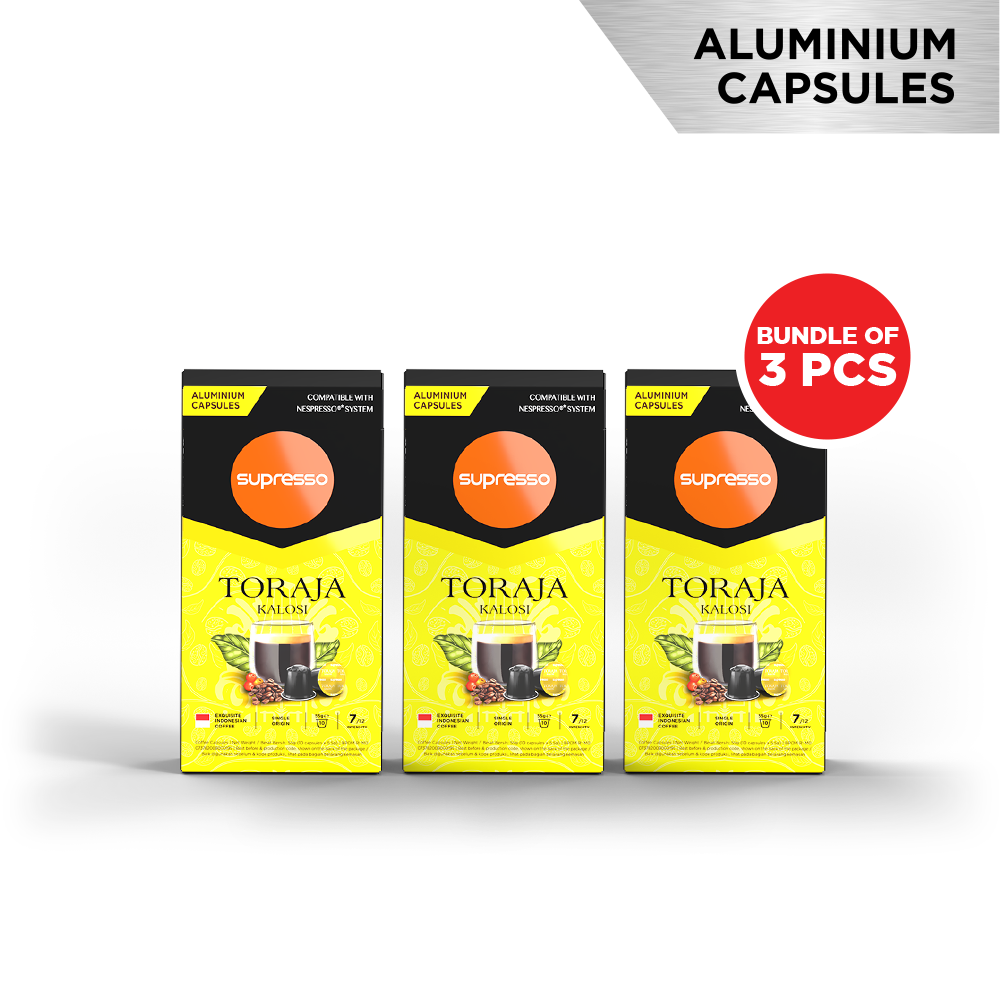 Supresso Toraja Kalosi Coffee Capsules Bundle