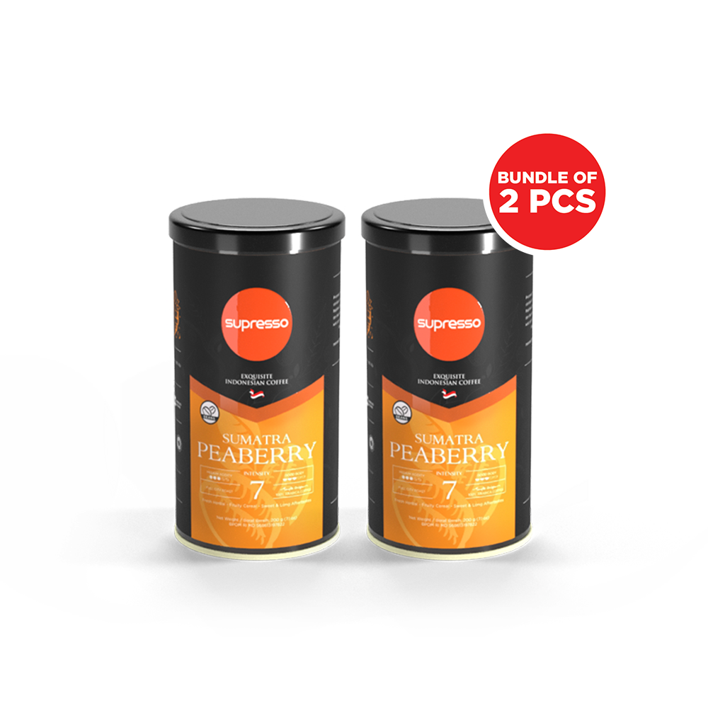 Supresso Peaberry Coffee Beans 200g