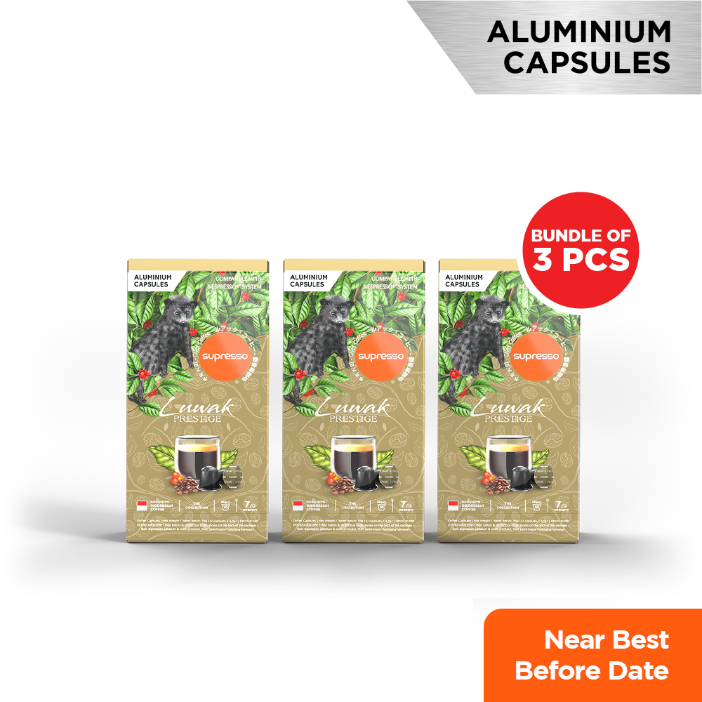 Supresso Luwak Prestige Arabica Coffee Capsules Bundle