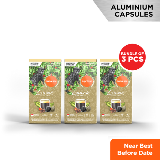 Supresso Luwak Prestige Arabica Coffee Capsules Bundle